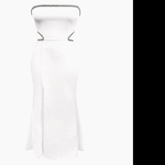 - Dress The Population ARIANA EMBELLISHED CUT-OUT GOWN MAXI DRESS size XL - Picture 2 of 4